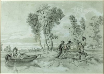 En Country Scene af John La Farge