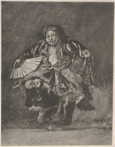 Noh Dancer, ca. 1886. af John La Farge