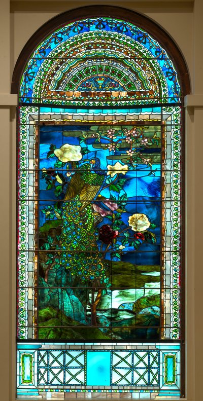 Påfugle og pæoner II af John La Farge