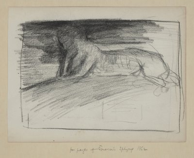 Studier for Emerson af John La Farge