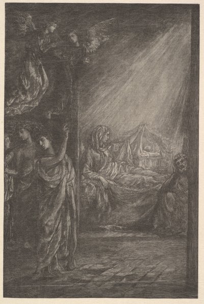 Fødselen.n.d. af John La Farge