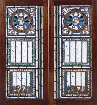 Et par blyholdige glasvinduer, af John La Farge or Lafarge