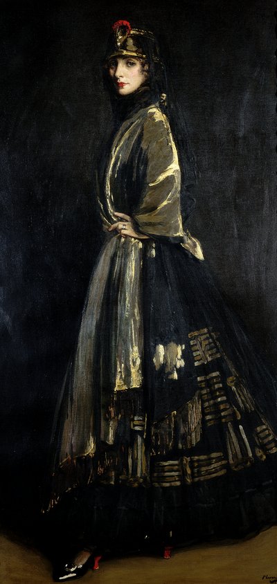 Hassel i sort og guld, 1916 af John Lavery