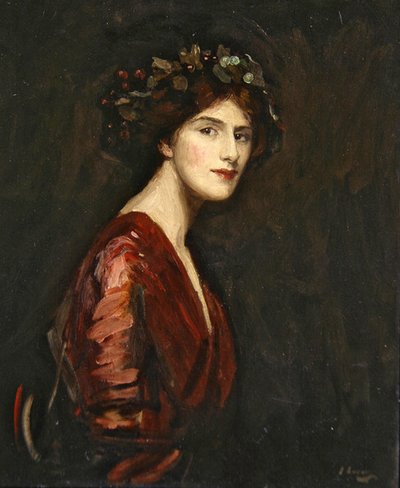Fru Ralph Peto som Bacchante af John Lavery