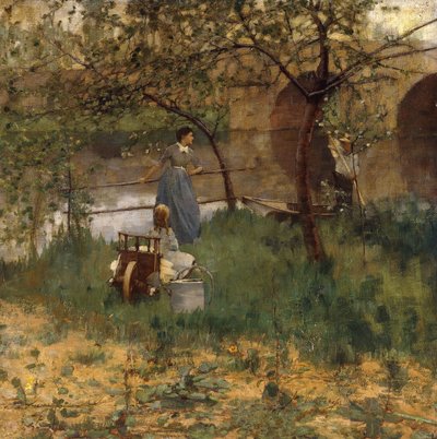 På Loing af John Lavery