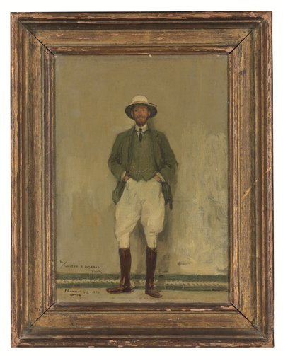 Portræt af Walter B. Harris, ca. 1907 (olie på lærred) af John Lavery