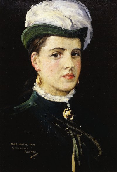 Posthumt portræt af Jane Lavery af John Lavery