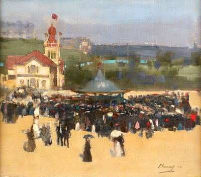 De blå ungarere, 1888 af John Lavery