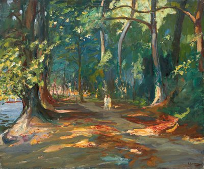 Stien ved floden, Maidenhead af John Lavery