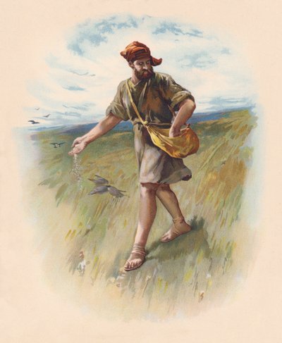 Sædemanden (farvelitografi) af John Lawson