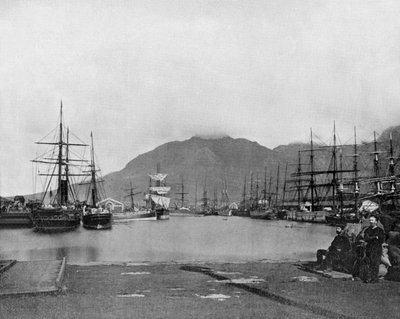 Kap det Gode Håb i Sydafrika (s/h foto) af John Lawson Stoddard