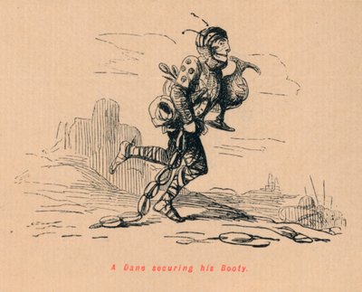 En dansker, der sikrer sit bytte, c1860, c1860 af John Leech