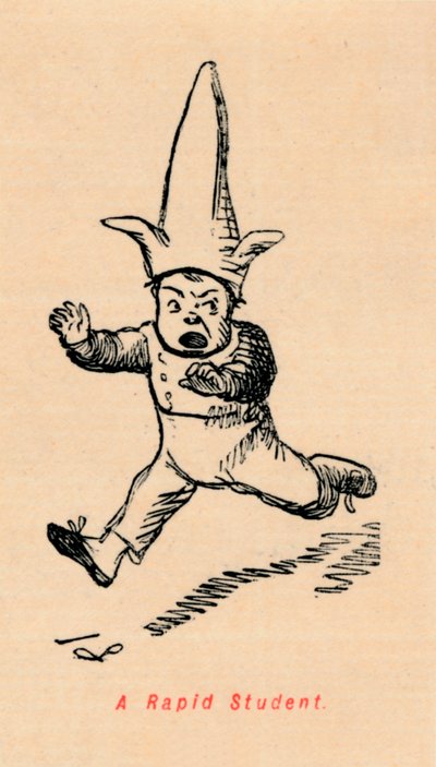 A Rapid Student, c1860, 1860 af John Leech