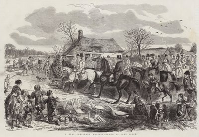 En rigtig juleferie af John Leech