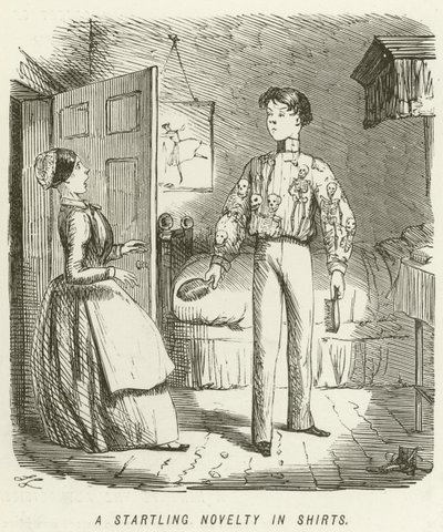 En overraskende nyhed i skjorter af John Leech