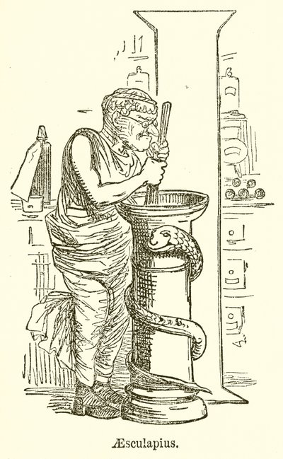 Aesculapius af John Leech