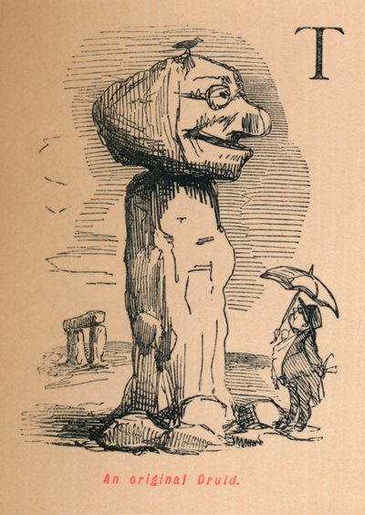 En original Druid, c1860, 1860 af John Leech