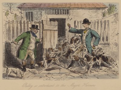 Billy præsenteres for Mayors Harriers af John Leech