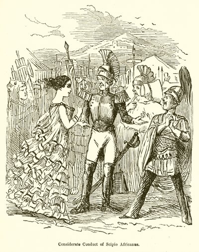 Overvej Scipio Africanus adfærd af John Leech