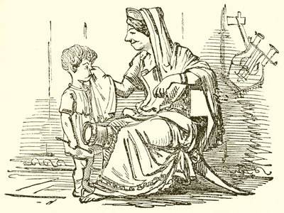 Cornelia, Gracchiernes mor af John Leech