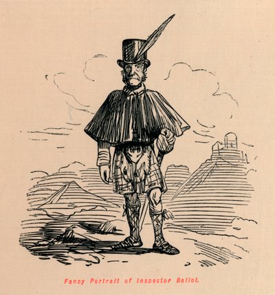 Fancy portræt af inspektør Balioi, c1860, c1860 af John Leech