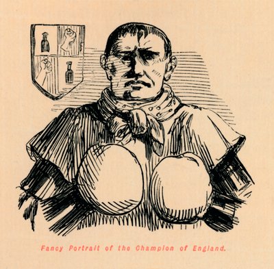 Fancy Portrait of the Champion of England, c1860, c1860 af John Leech