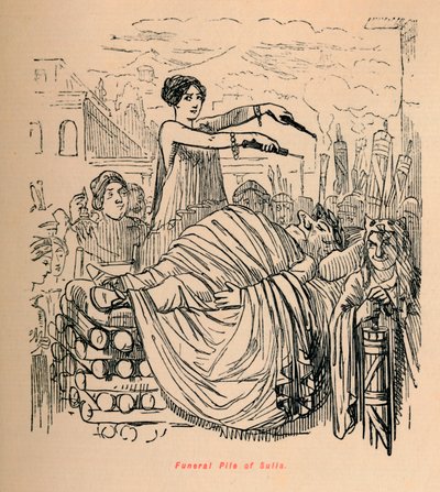 Begravelsesbunken af ​​Sulla, 1852 af John Leech