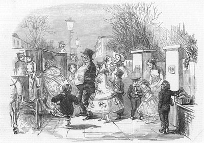 Går til pantomime af John Leech