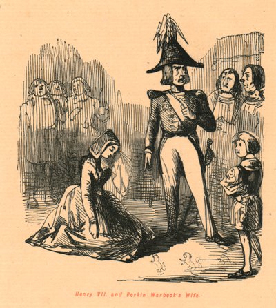 Henrik VII. og Perkin Warbecks hustru, 1897. af John Leech