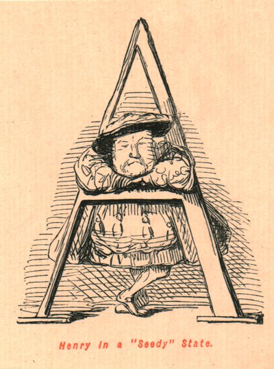 Henry i en snusket stat, 1897. af John Leech