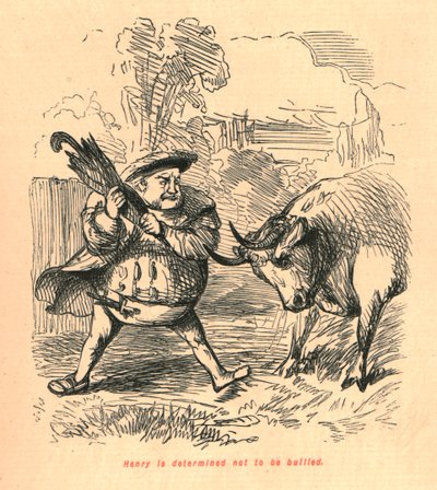 Henry er fast besluttet på ikke at blive mobbet, 1897. af John Leech