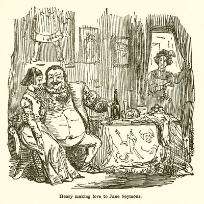 Henry elsker Jane Seymour af John Leech