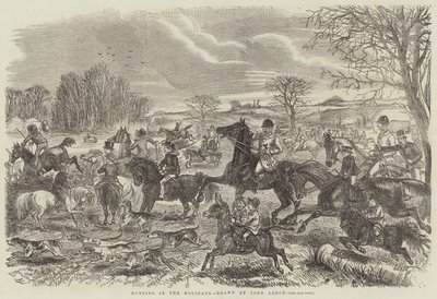 Jagt i ferien af John Leech