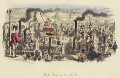 Hyde Park som det bliver af John Leech