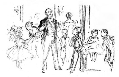 Ungdomsfest, Fra Punch, 1864, 1923 af John Leech