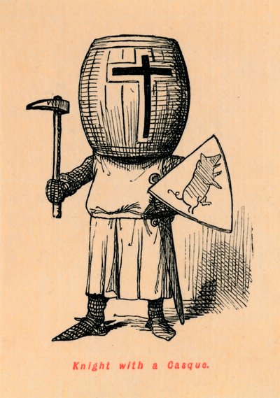 Ridder med en Casque, c1860, c1860 af John Leech