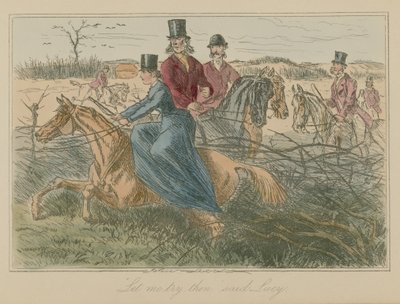Lad mig prøve, så sagde Lucy af John Leech