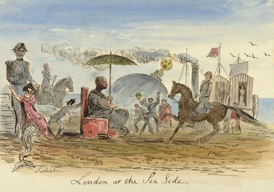 London ved havet, pub.1844 af John Leech