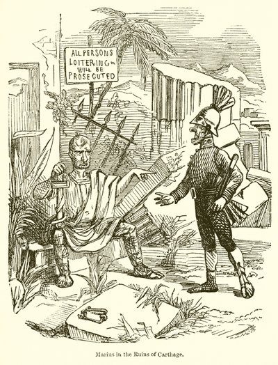 Marius i ruinerne af Karthago af John Leech