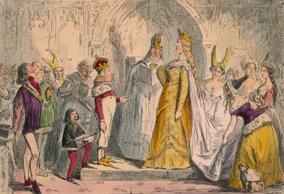 Ægteskab mellem Henrik den Sjette og Margaret af Anjou, 1850 af John Leech