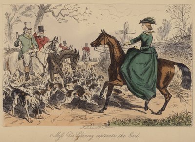 Miss De Glancey betager jarlen af John Leech