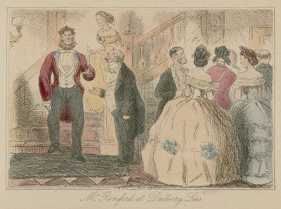 Mr Romford hos Dalberry Lees af John Leech
