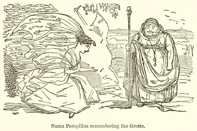 Numa Pompilius mindes grotten af John Leech