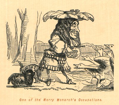 En af Merry Monarchs Occupations, 1897. af John Leech