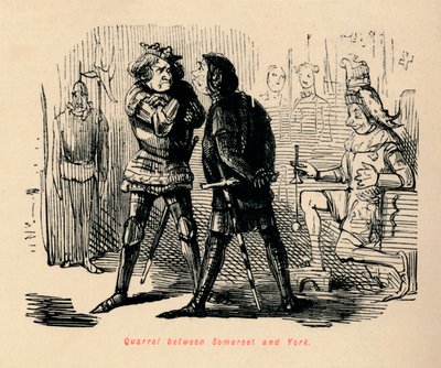 skænderi mellem Somerset og York, af John Leech