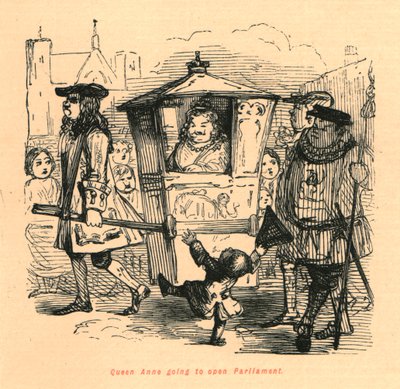 Dronning Anne vil åbne parlamentet, 1897. af John Leech