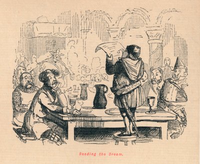 Læser drømmen, c1860, c1860 af John Leech