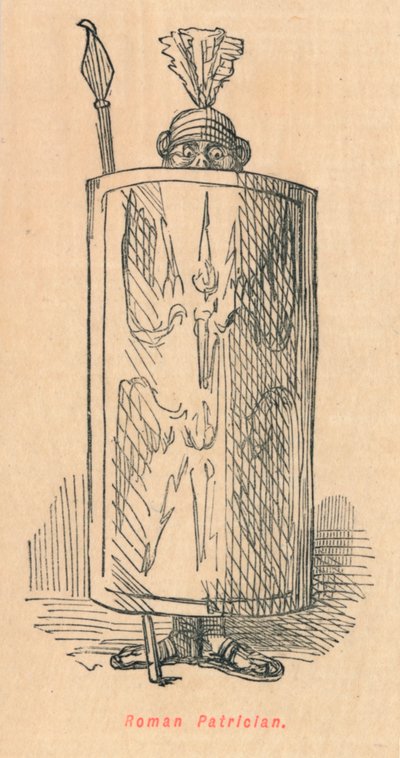 romersk patricier, 1852 af John Leech