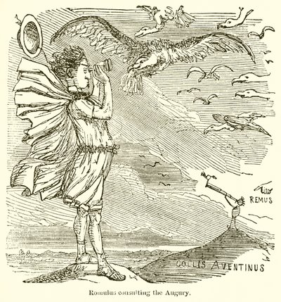 Romulus rådgiver i august af John Leech