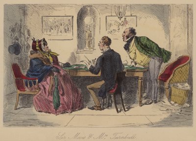 Sir Moses og fru Turnbull af John Leech